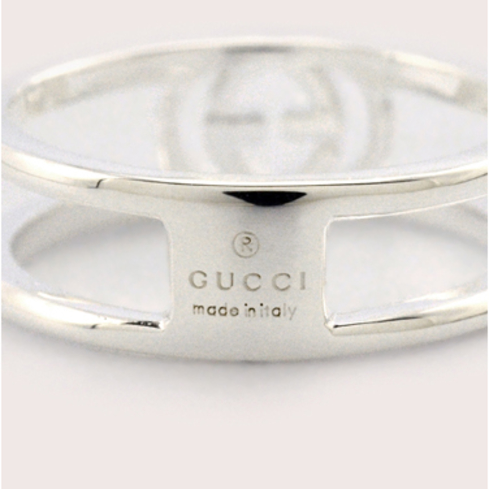 Gucci Interlocking G Charm Ring Silver - image 3